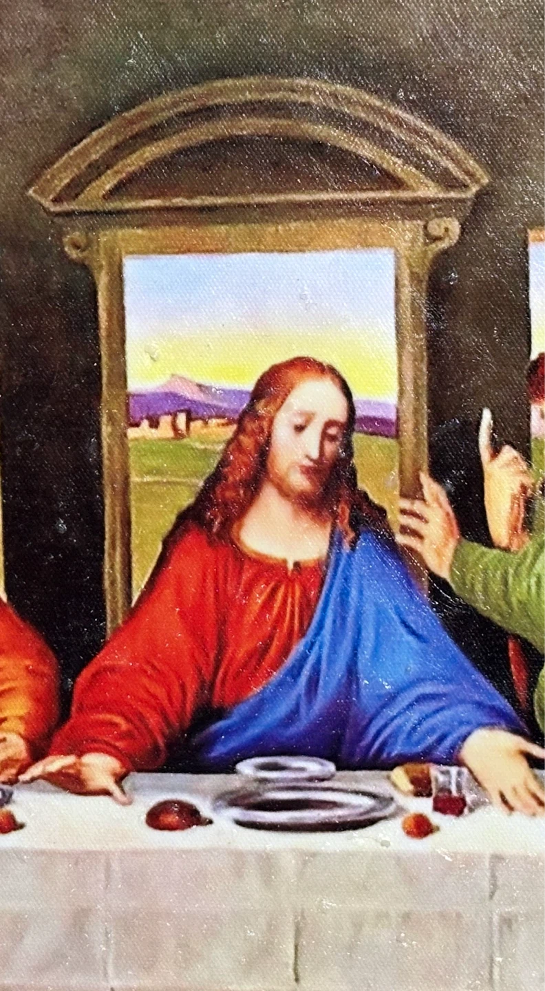The Last Supper Framed Art Print - photo 3