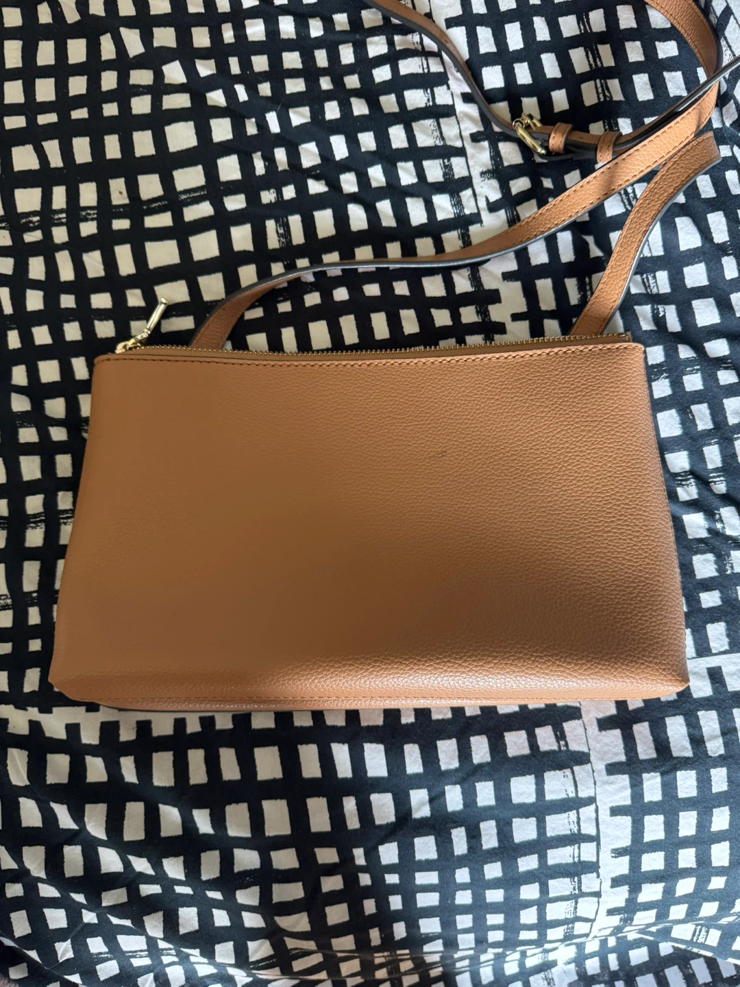 Karl Lagerfeld Paris Brown Leather Crossbody Bag - photo 2