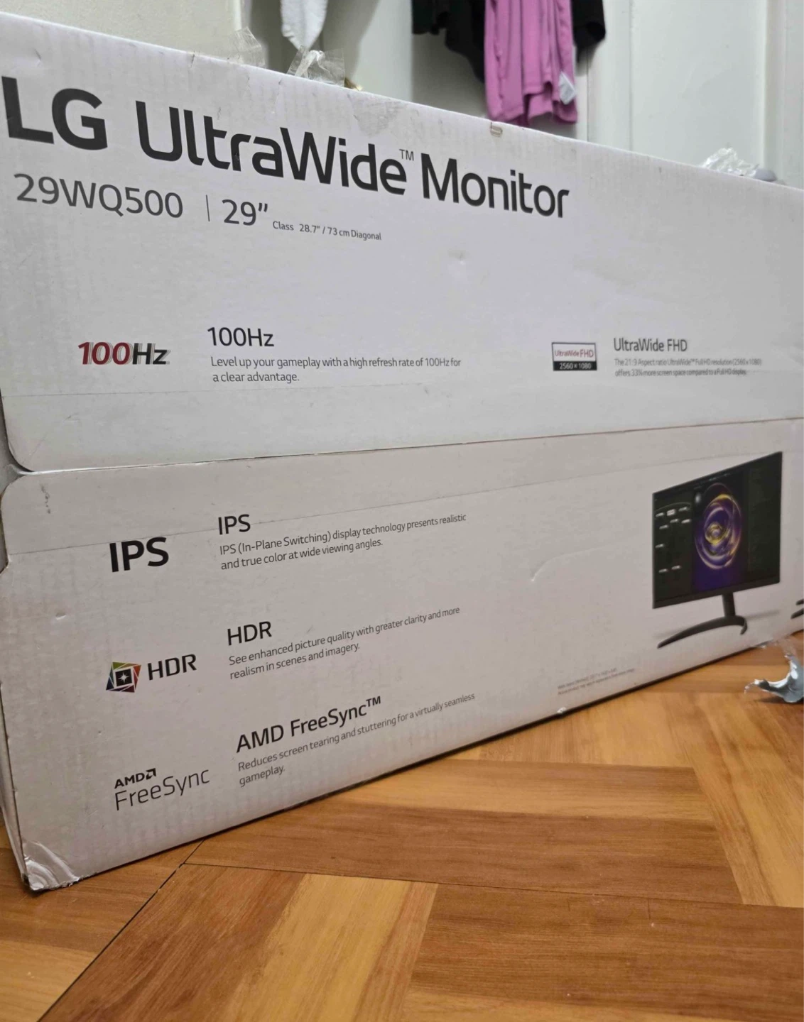 LG 29" UltraWide Monitor 29WQ500 FHD IPS HDR 100Hz - photo 2