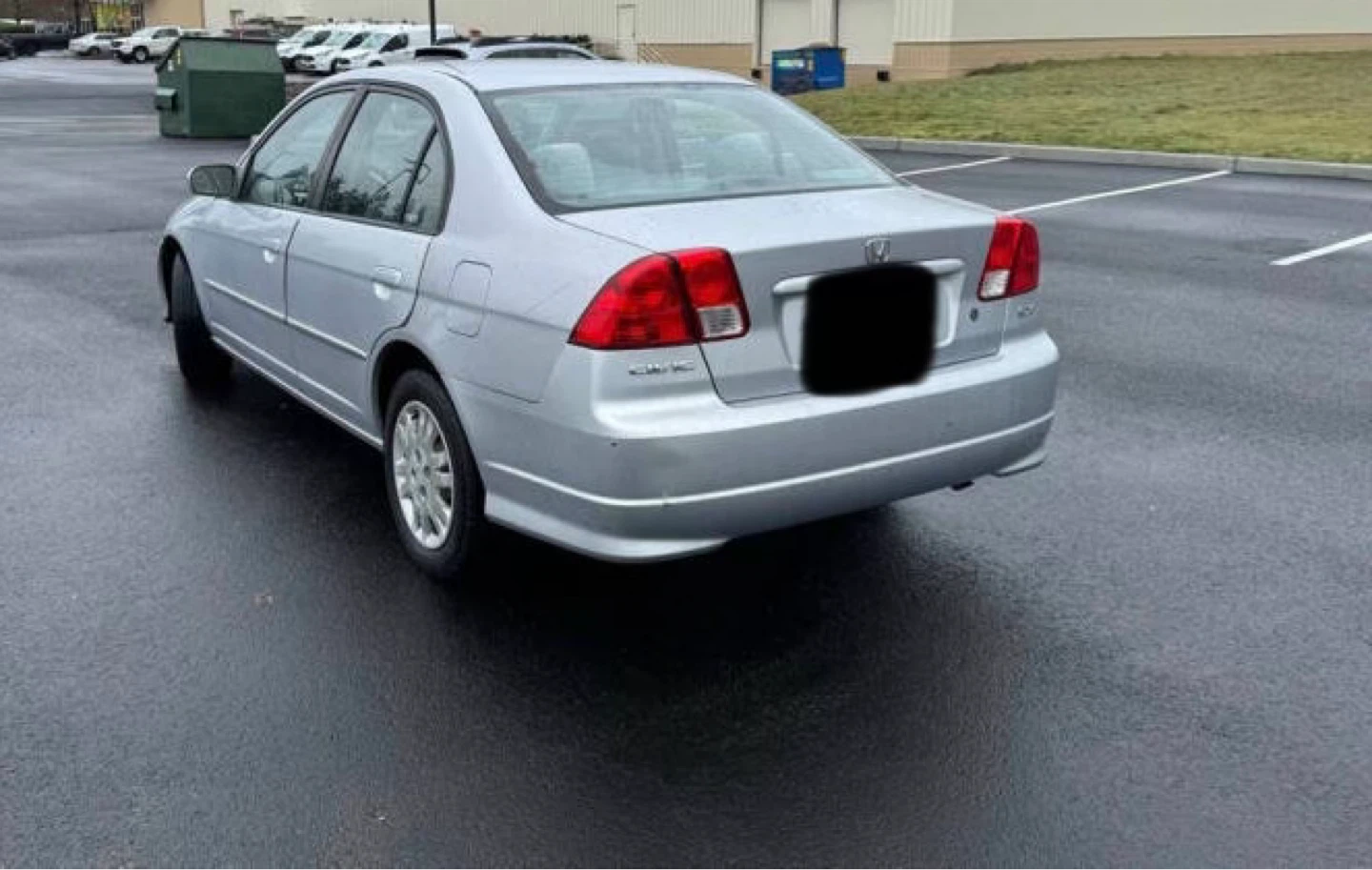 Silver Honda Civic Sedan