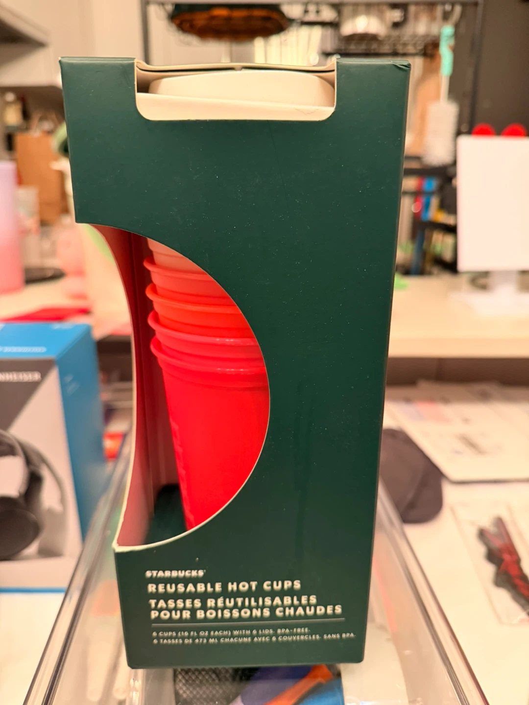Starbucks Reusable Hot Cups Set with Lids (6 Cups)