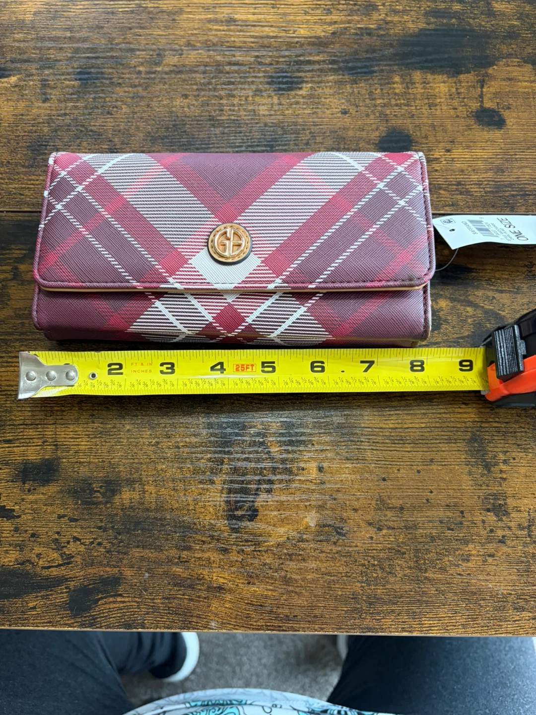 Gianni Bernini Plaid Wallet brand new - photo 2