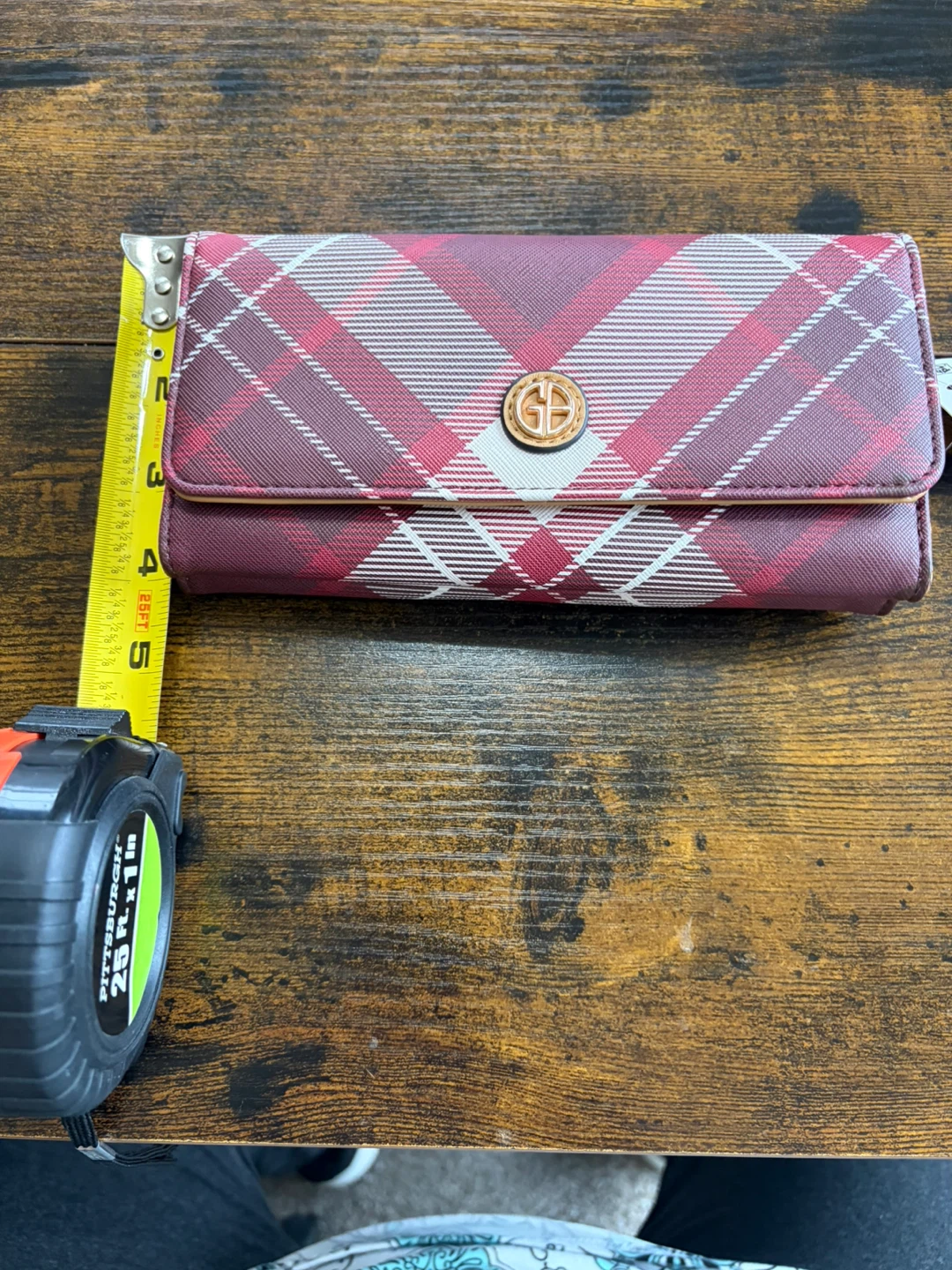 Gianni Bernini Plaid Wallet brand new - photo 3