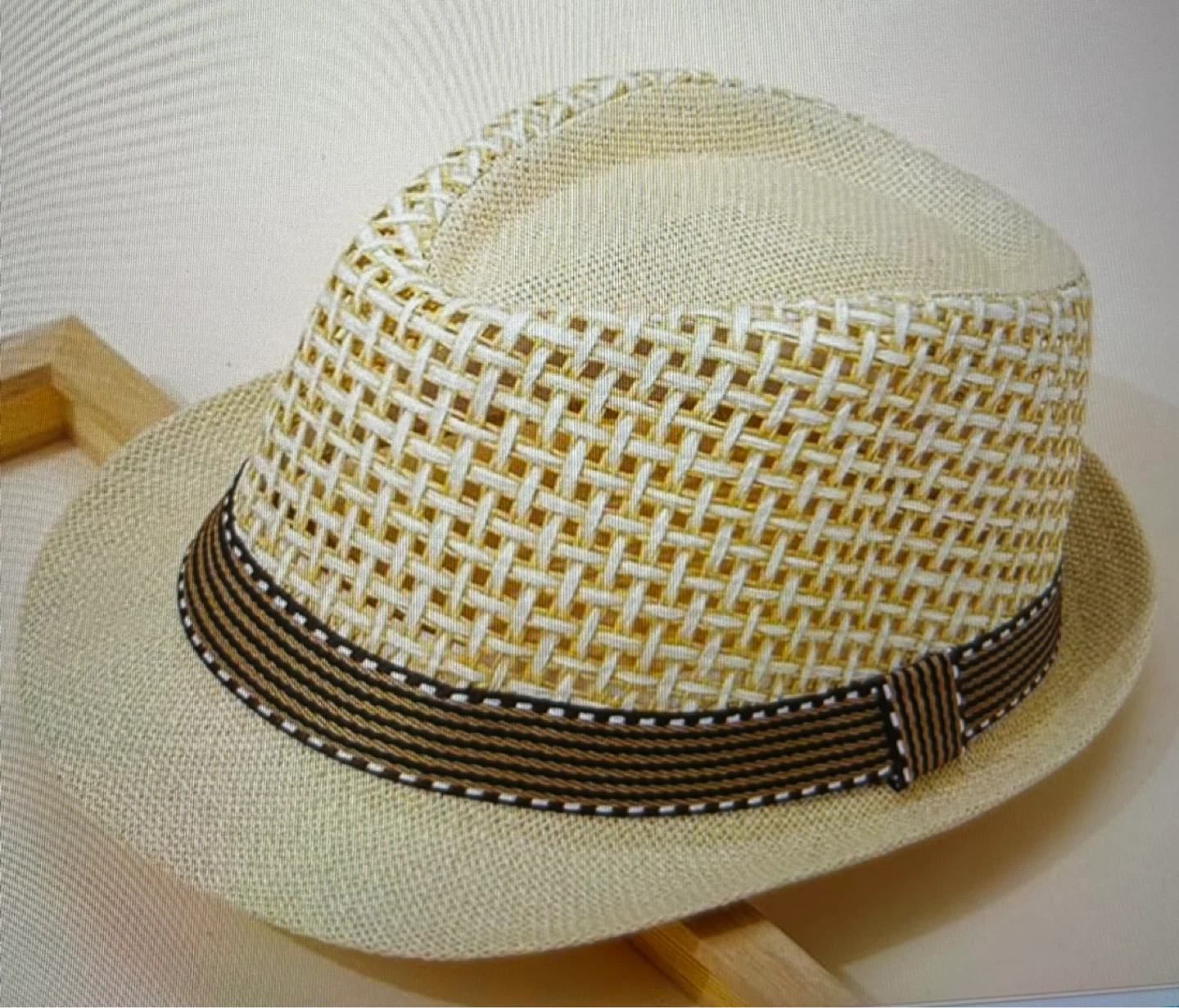 Straw Fedora Hat - photo 3