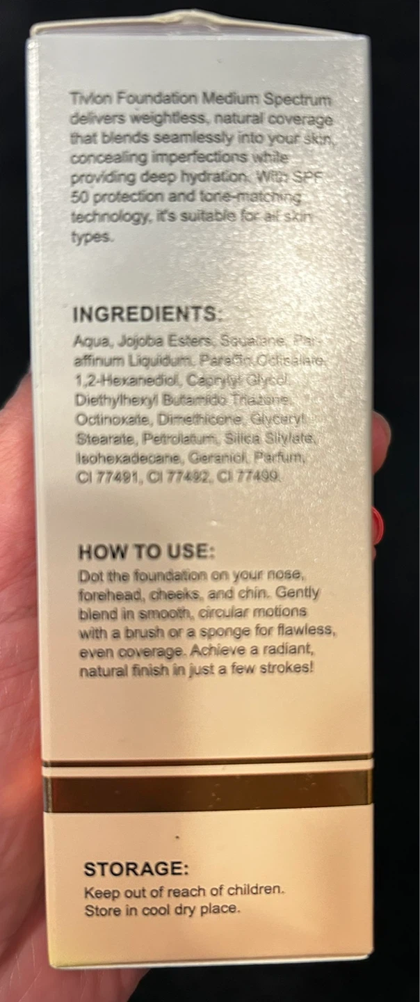 Tivlon Foundation Medium Spectrum Sunscreen Serum SPF 50 - photo 4