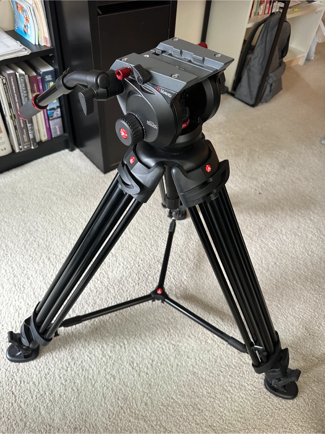 Manfrotto 546B Tripod with 504HD Head and Bag