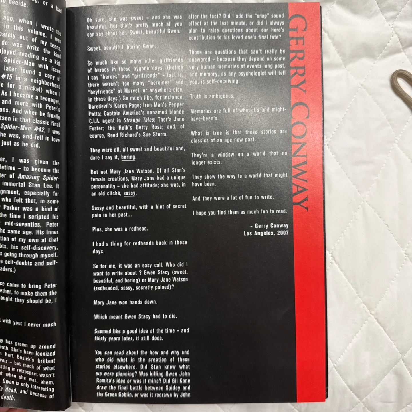 Spider-Man: Death of the Stacy Graphic Novel - photo 3