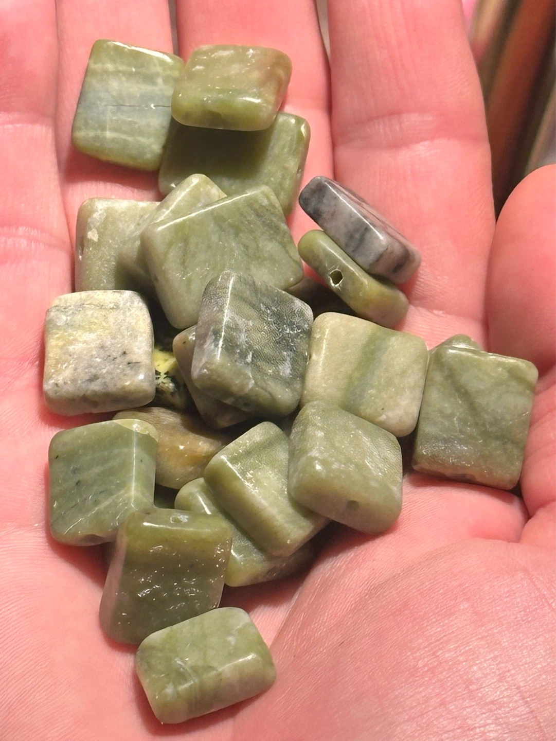 Polished SERPENTINE Beads - photo 2