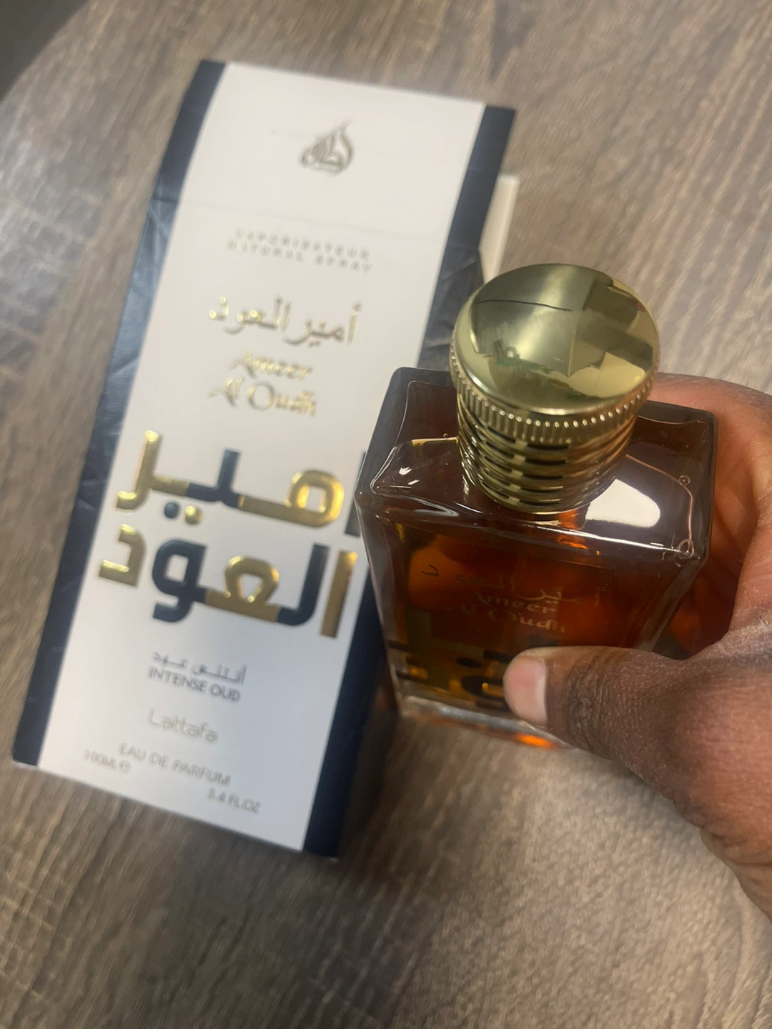 Lattafa Ameer Al Oudh Intense Oud EDP 100ml (100% full) - photo 4
