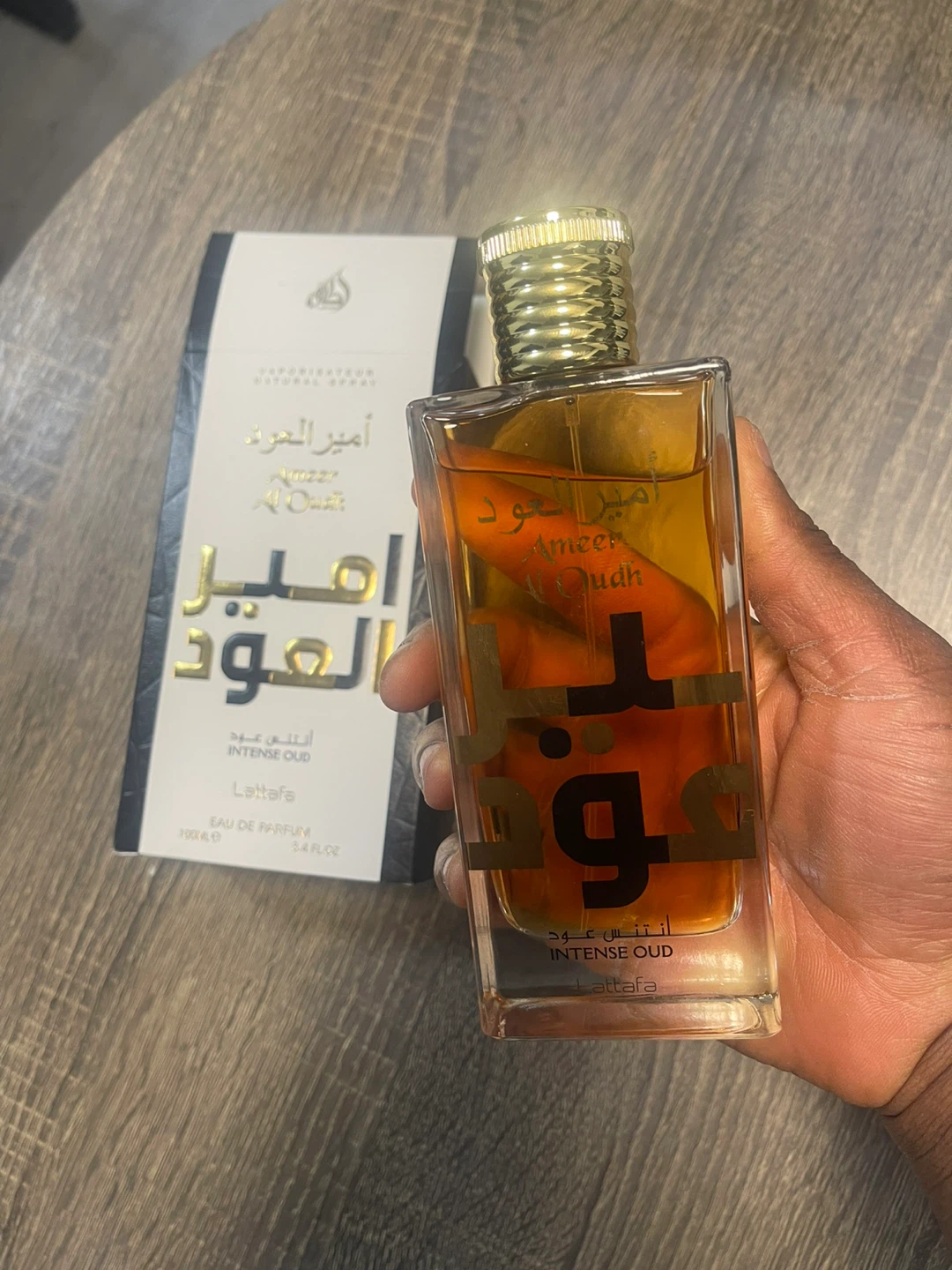 Lattafa Ameer Al Oudh Intense Oud EDP 100ml (100% full) - photo 3