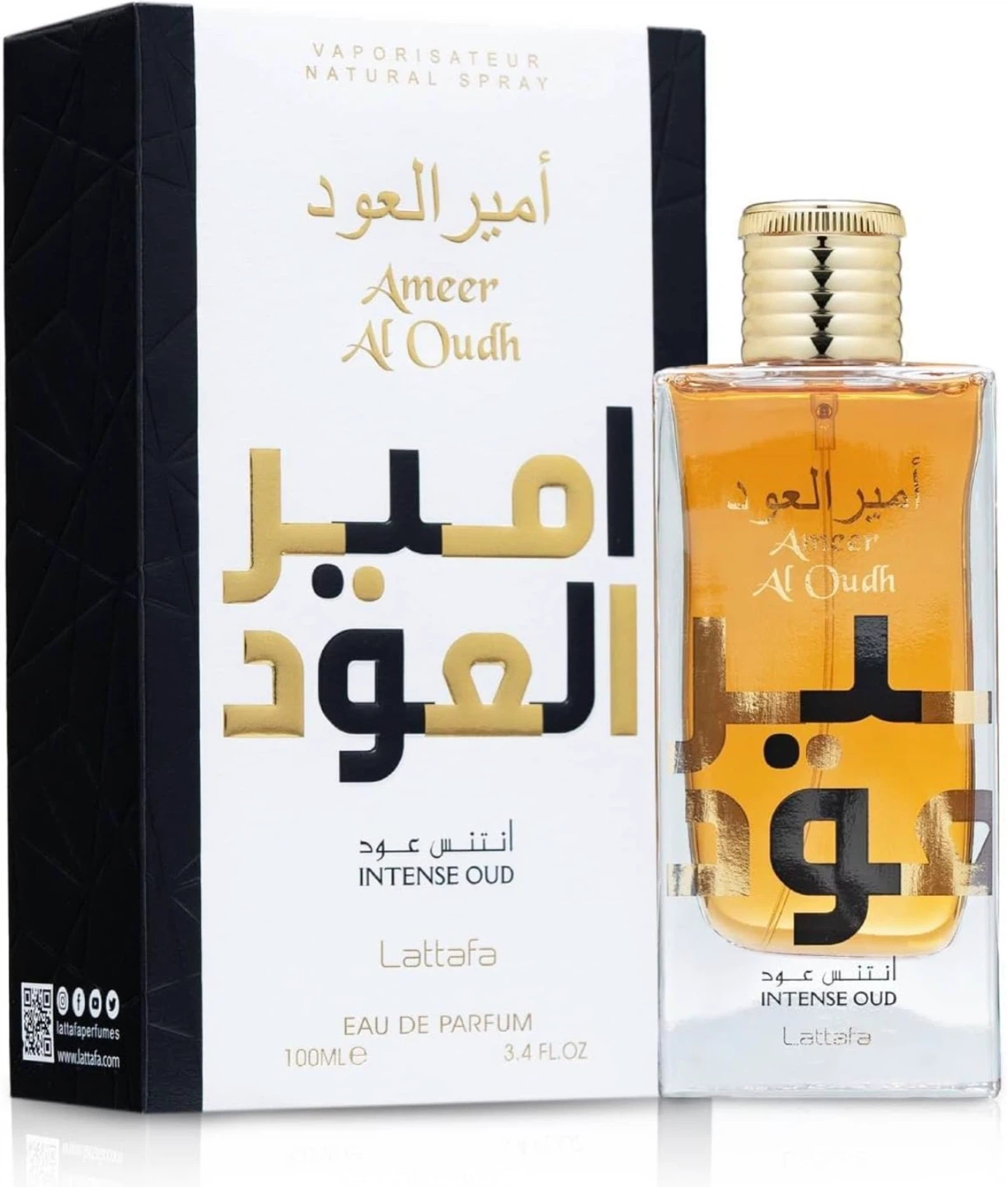Lattafa Ameer Al Oudh Intense Oud EDP 100ml (100% full) - photo 2