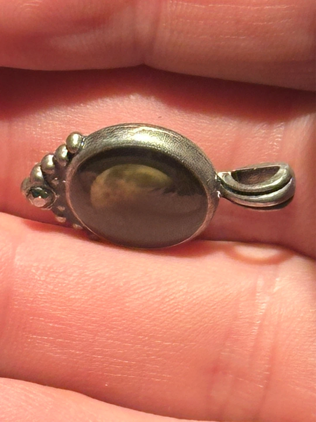 vintage lunar moon pendant - photo 2