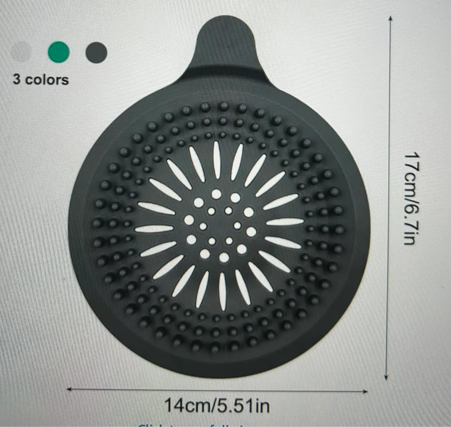 2 White Silicone Strainers - photo 2