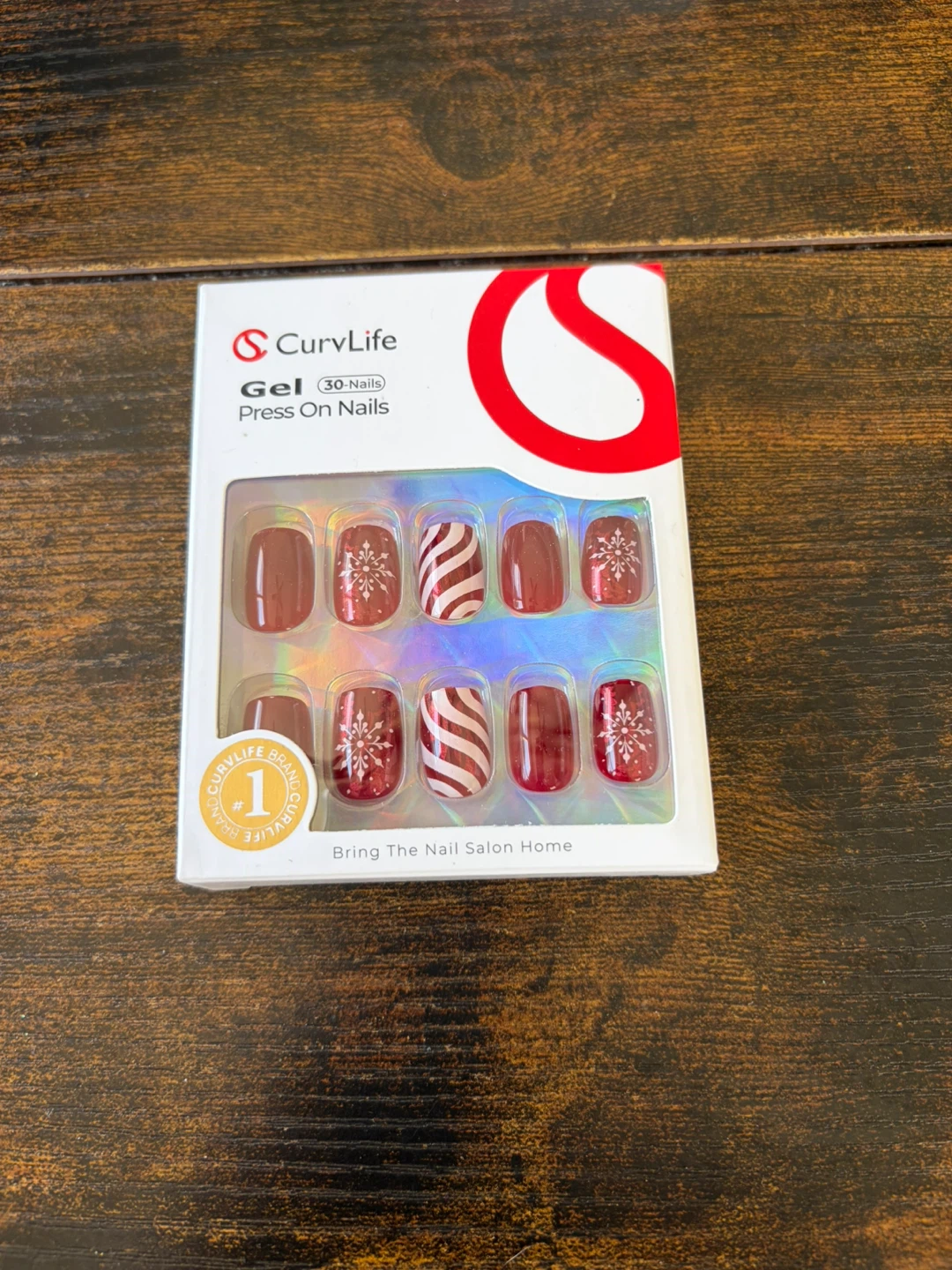 CurvLife Gel Press On Nails - 30 Count