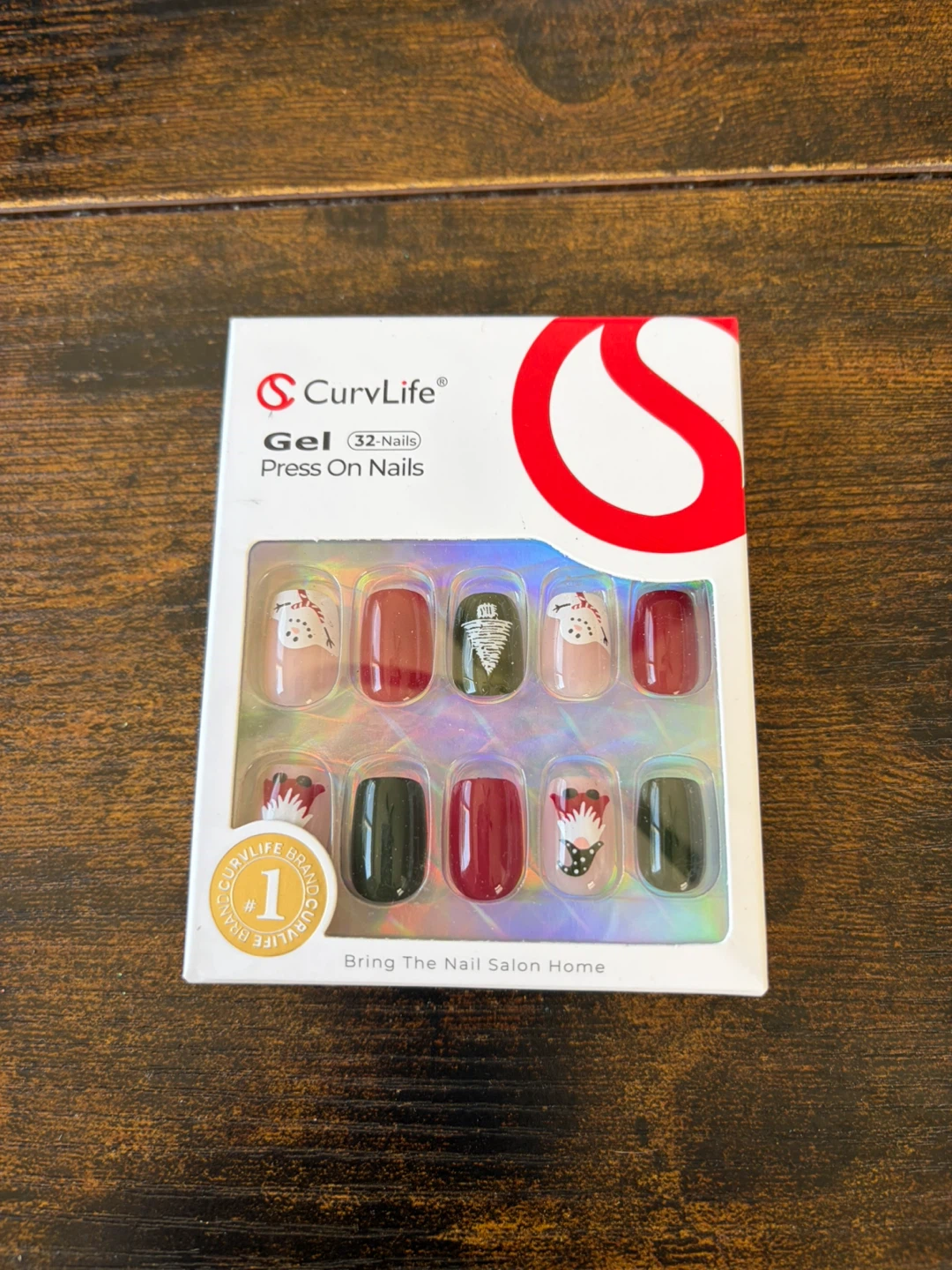 CurvLife Gel Press On Nails - 32 Count