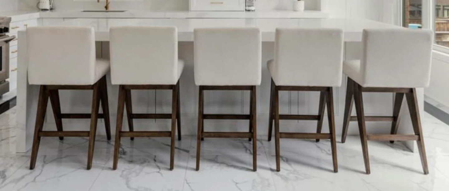 New Set of 5 Modern Counter Stool Chairs - photo 2