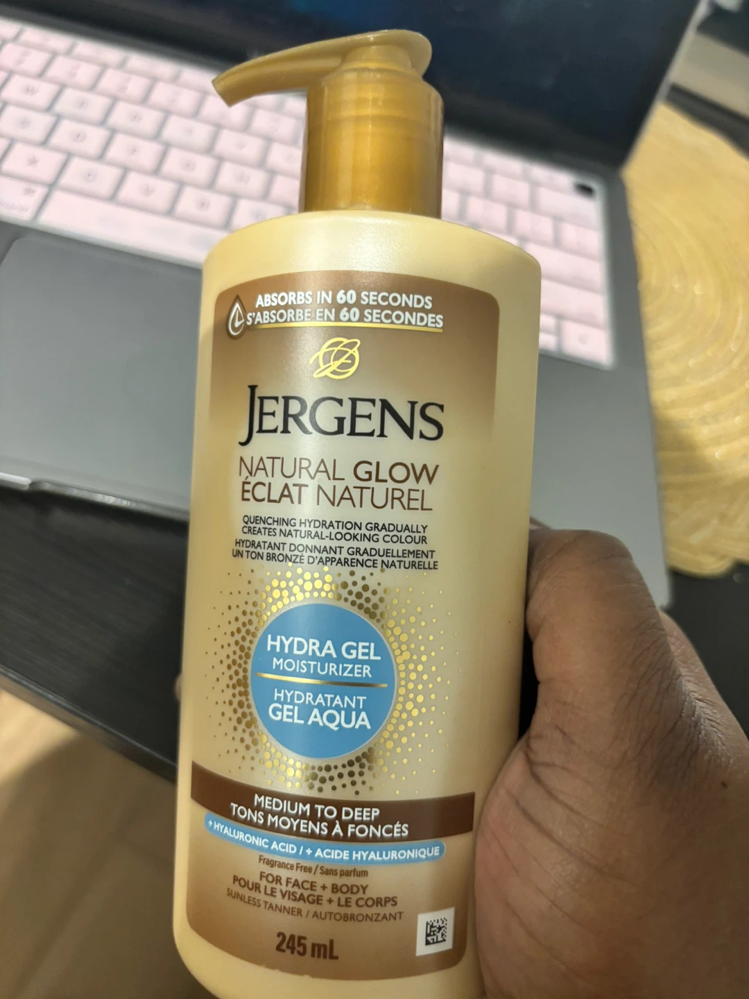 Jergens self tan body lotion