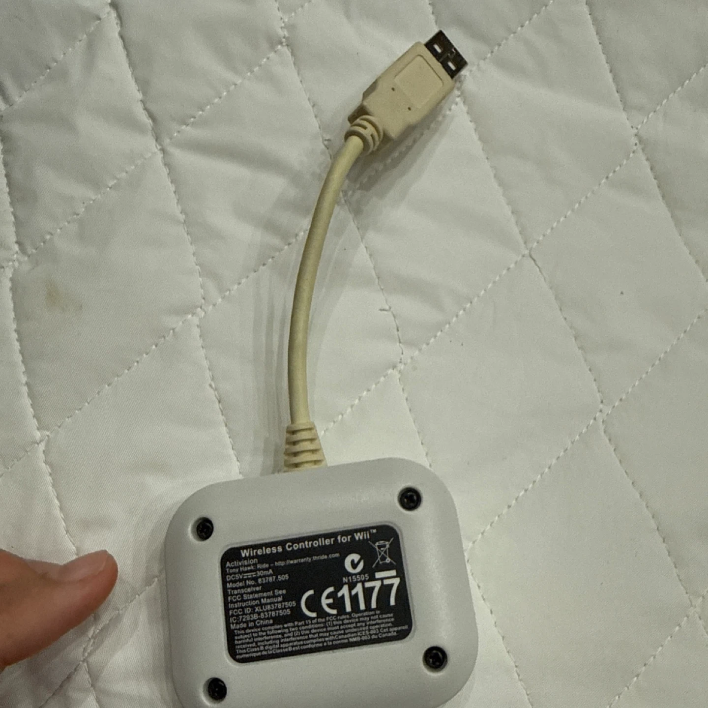 Tony Hawk Ride Wireless Controller Adapter for Wii - photo 4