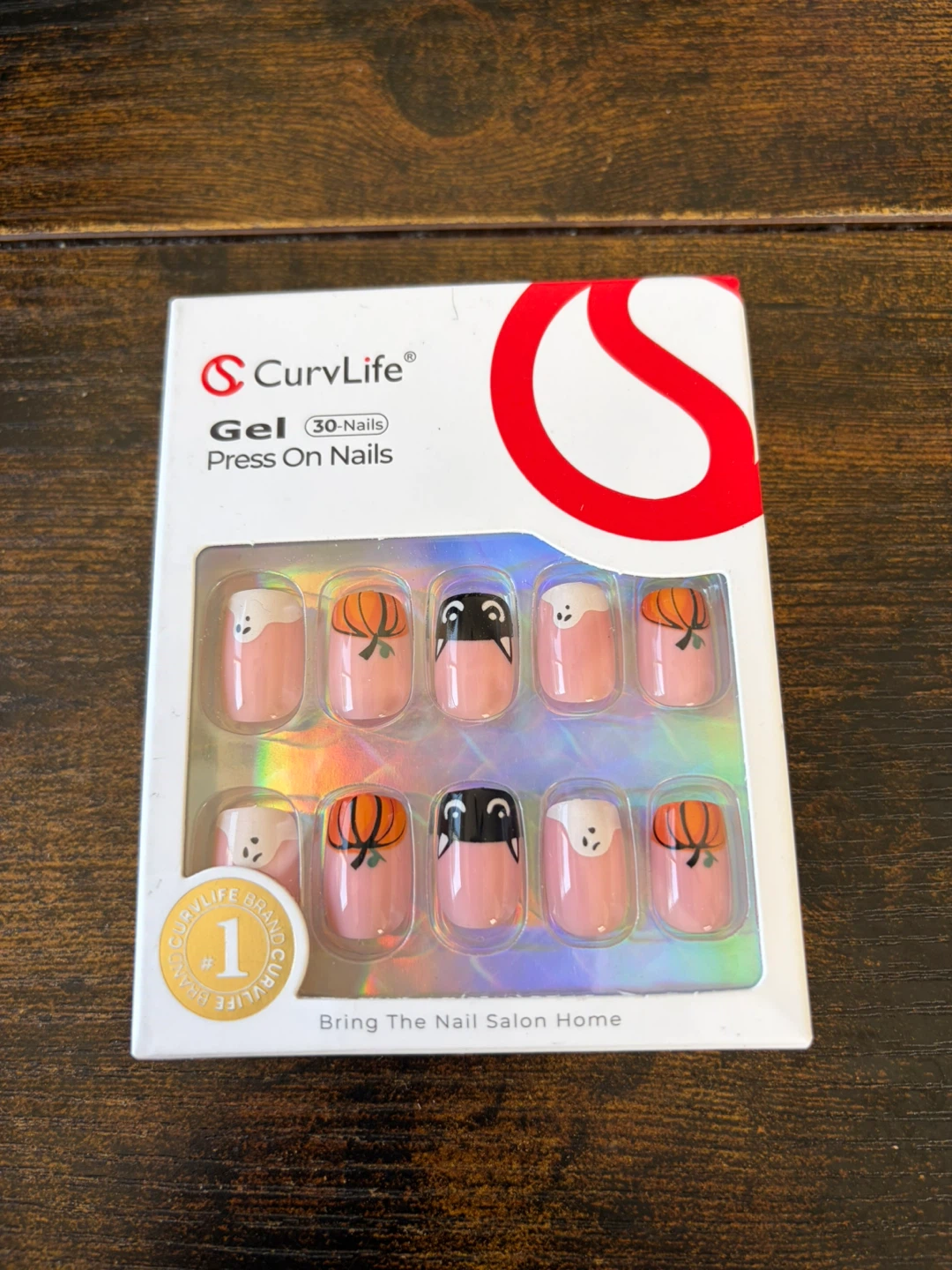 CurvLife Gel 30-Nails Press On Nails