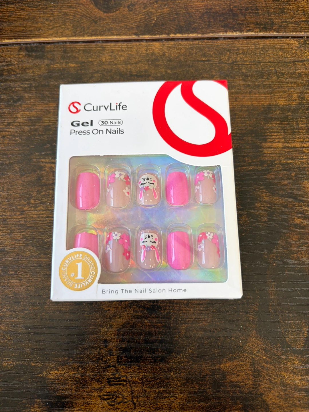 CurvLife Gel Press On Nails (30 Count)