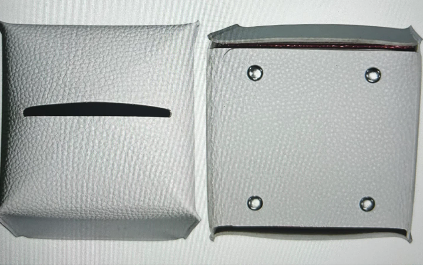 White Cube Tissue Box Cover Holder - photo 4