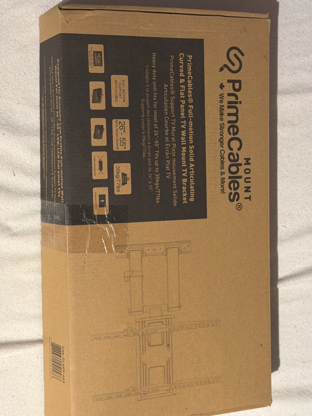 PrimeCables Full-motion TV Wall Mount 26"-55" - photo 3