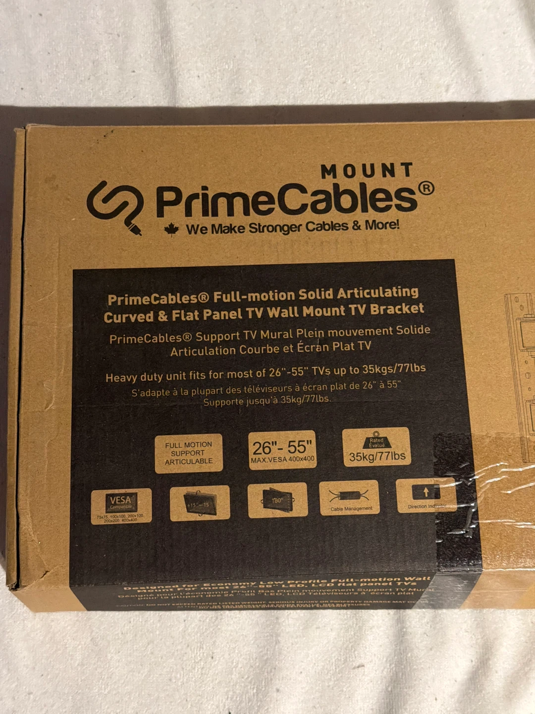 PrimeCables Full-motion TV Wall Mount 26"-55" - photo 4