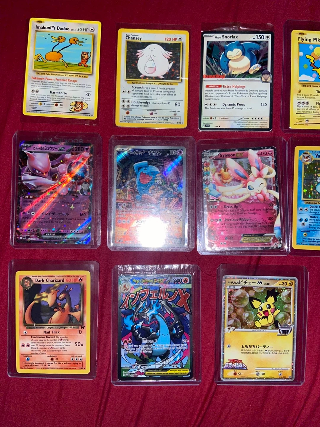 Assorted Pokemon Trading Cards