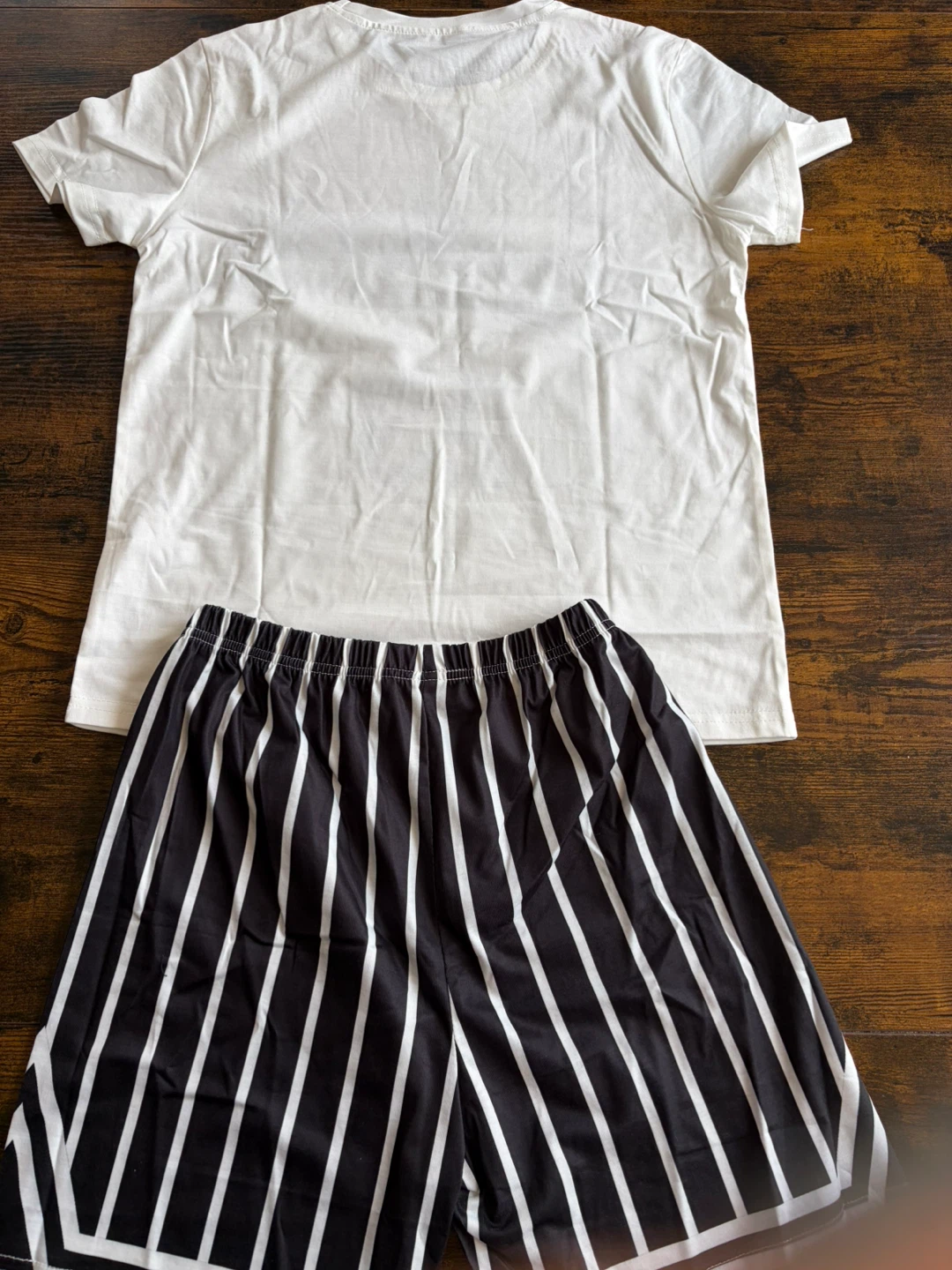 Los Angeles 23 T-shirt and Striped Shorts Set - photo 2