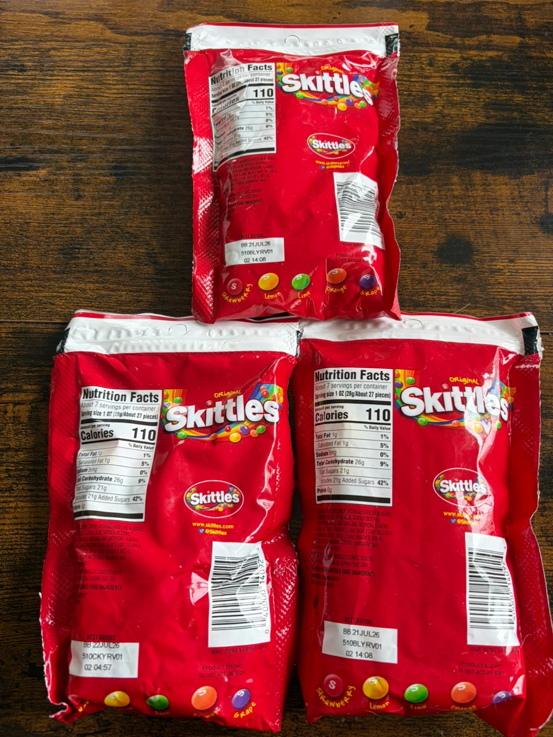 Skittles Original Candy (3 Bags) - photo 2