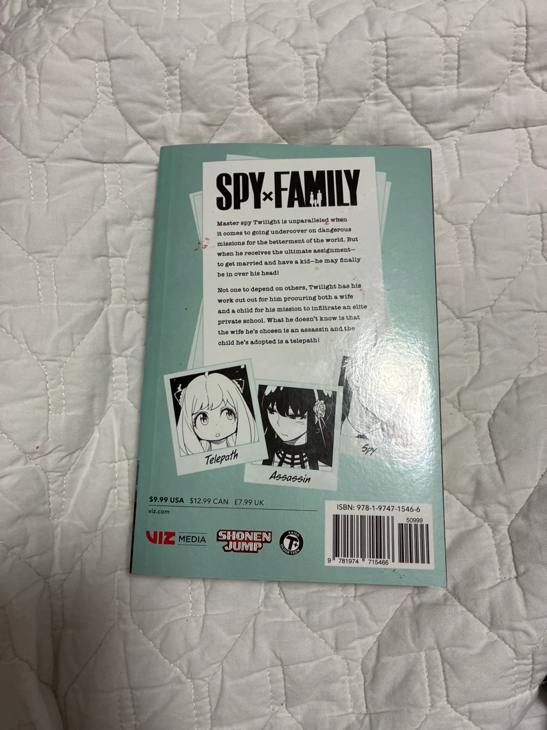 SPY x FAMILY Volume 1 Manga - photo 2
