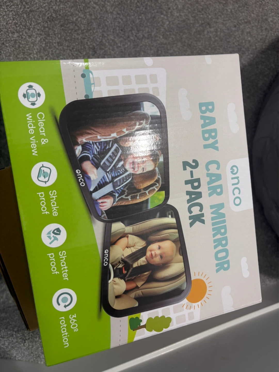 Anco Baby Car Mirror 2-Pack