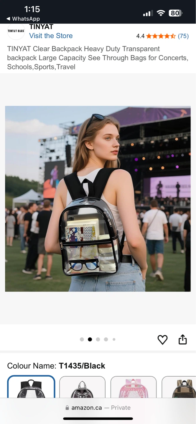 Clear Backpack - photo 2