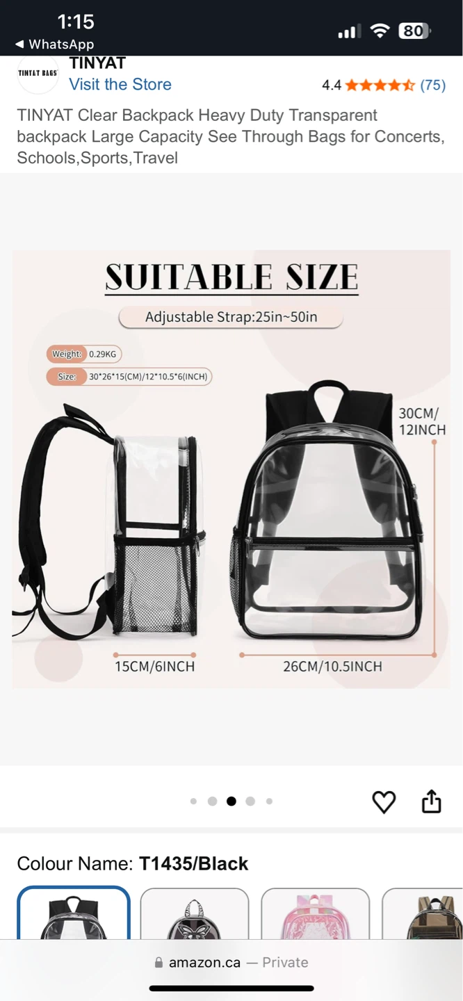 Clear Backpack - photo 3