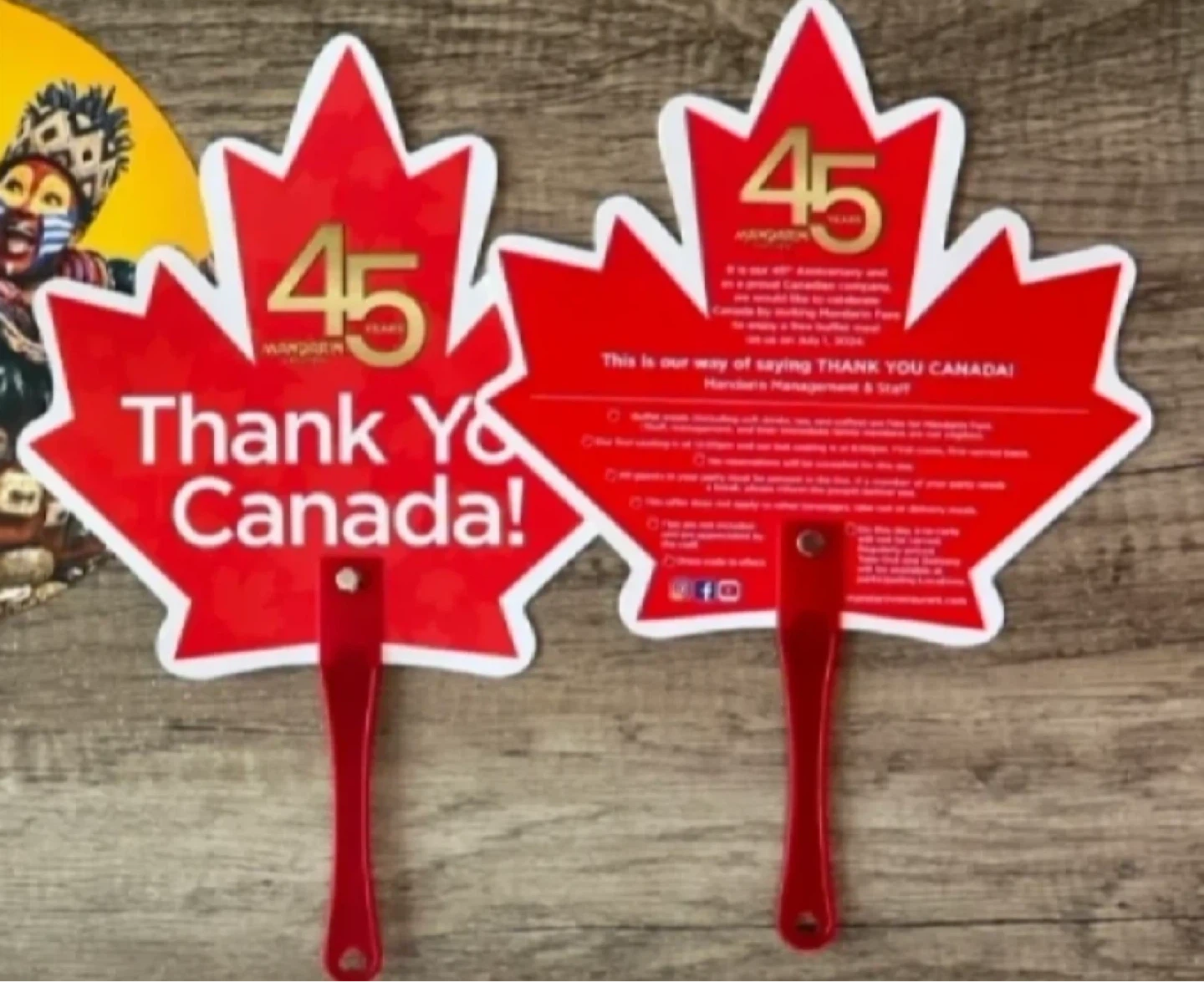 Mandarin 45th Anniversary Hand Fan
