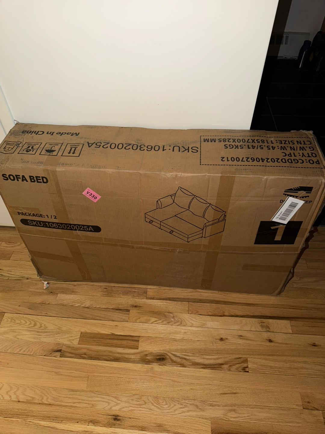 U-Shaped Sofa Bed