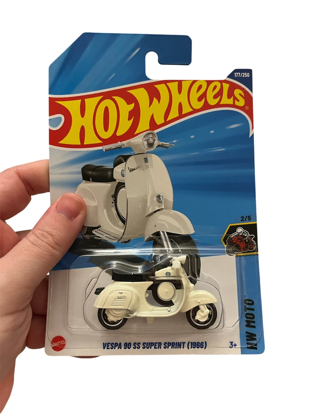 Hot Wheels Vespa 90 SS Super Sprint 1966 Die-Cast Toy Car