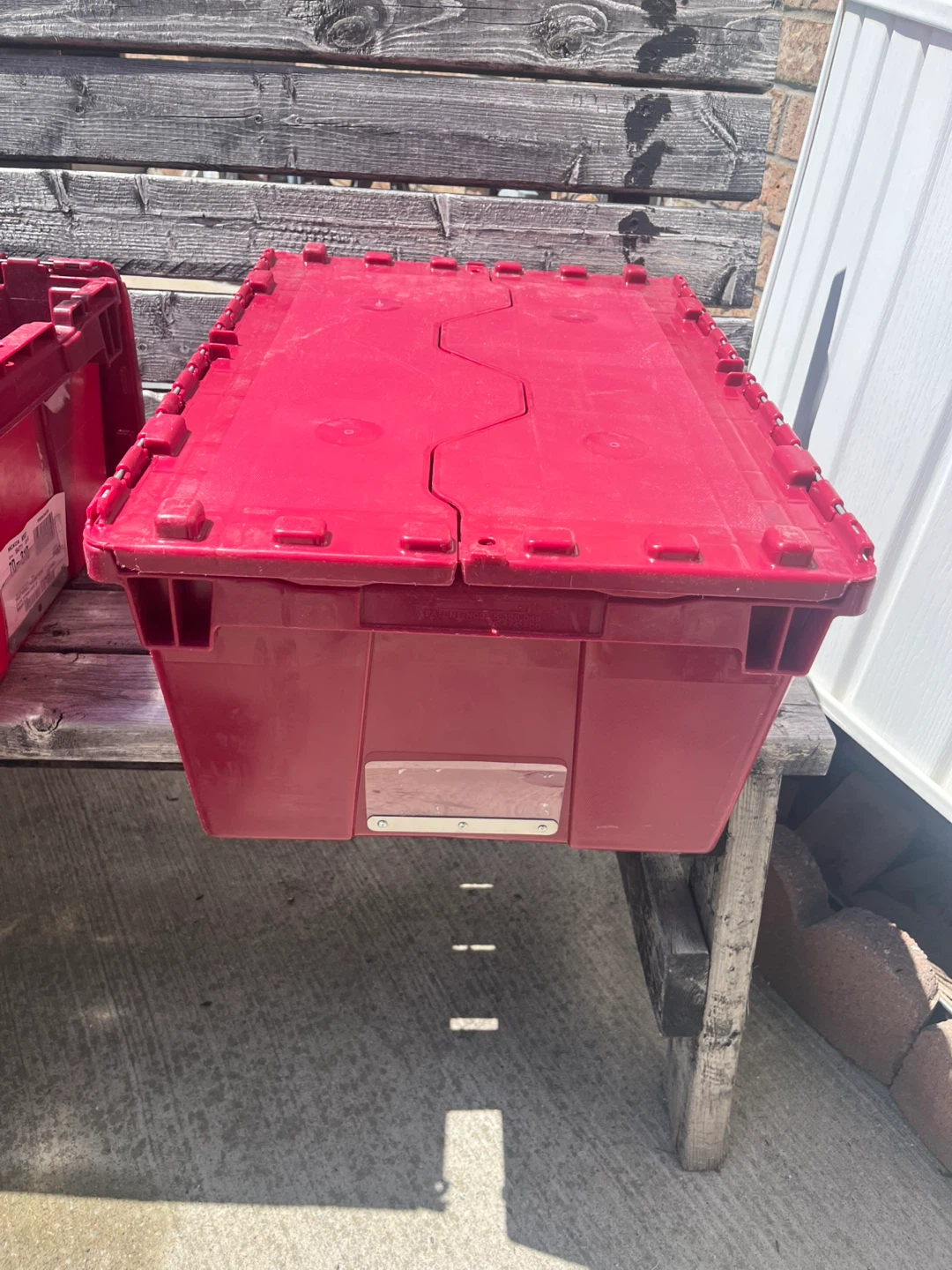 Fold Over Uline-Storage Totes x5 combo - photo 2