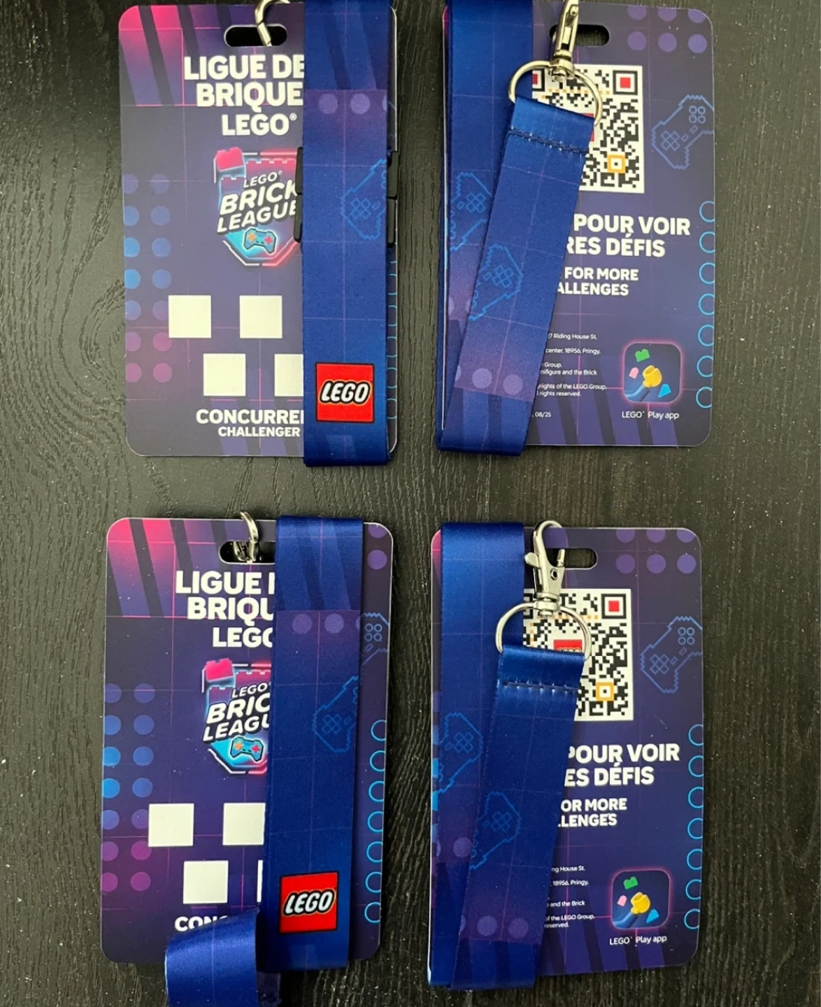 LEGO Brick League Challenger Lanyard Pass