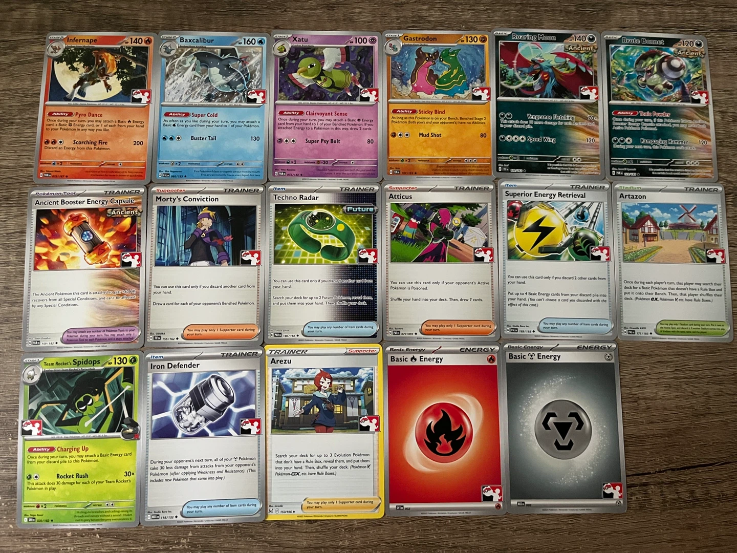 Pokemon Prize Pack Stamped Cards