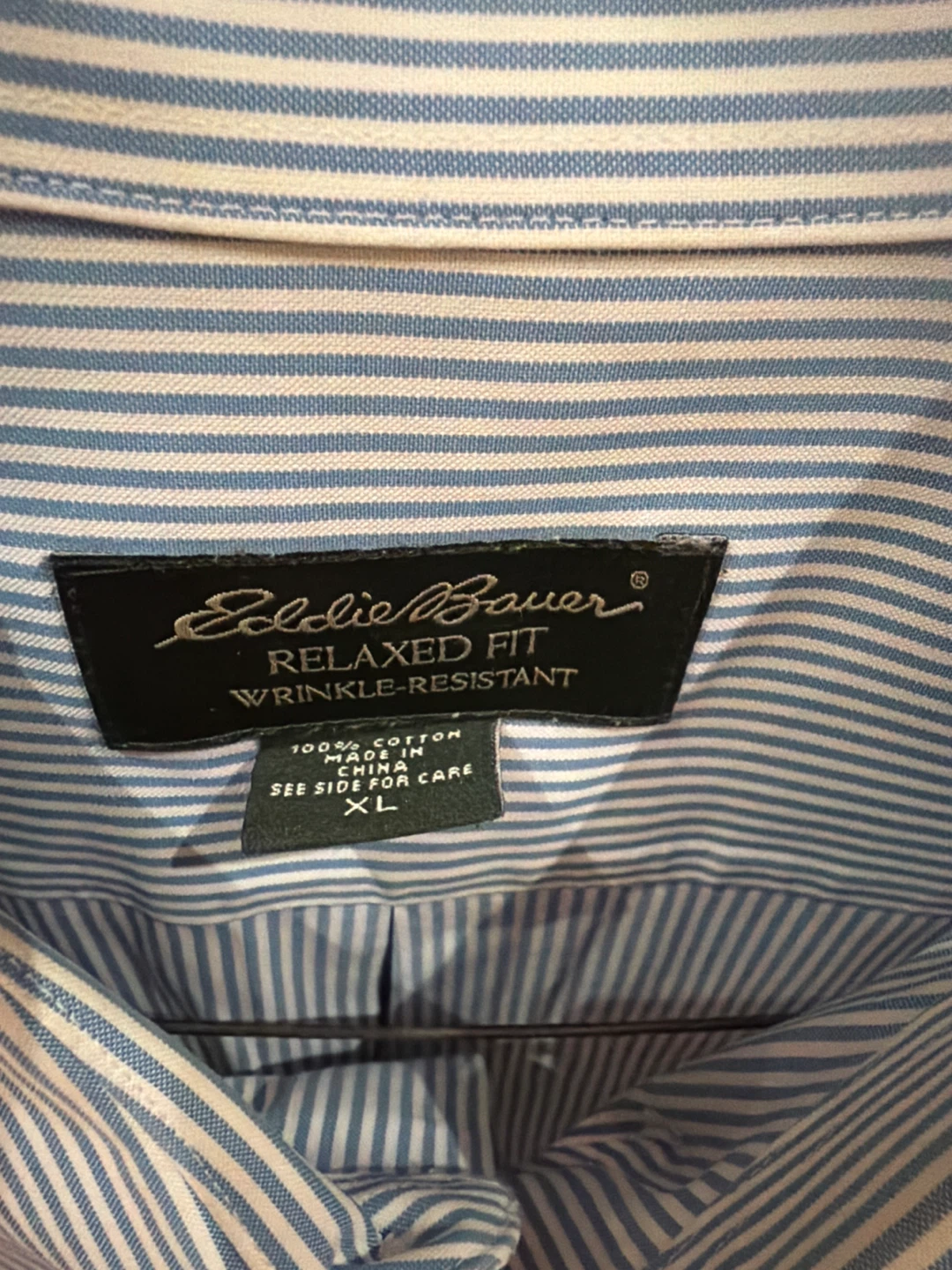 Eddie Bauer  Relaxed Fit Wrinkle-Resistant  Button-Down Shirt XL - photo 2