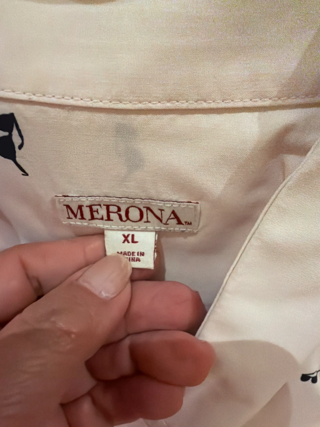 Merona Men's Short Sleeve Button Up Shirt XL - photo 5