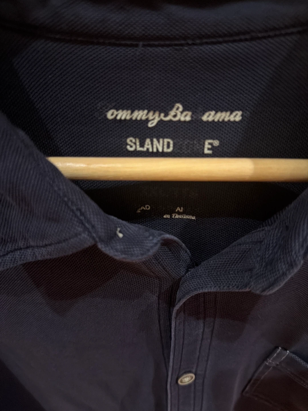 Tommy Bahama Navy Blue Polo Shirt - photo 3