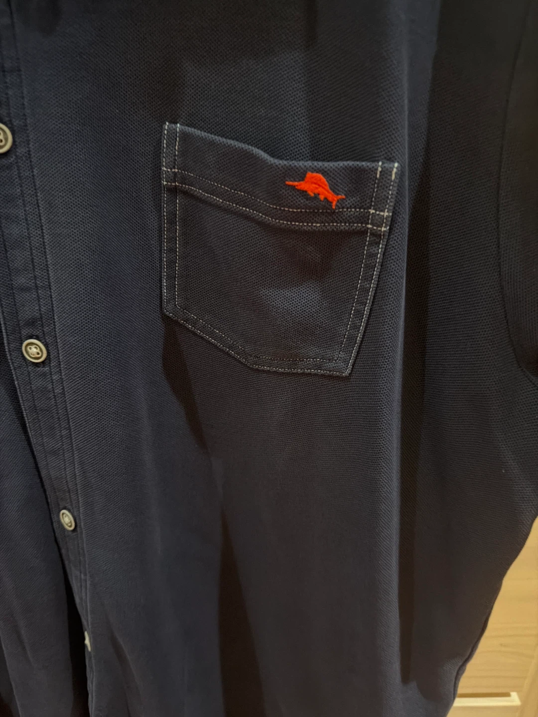 Tommy Bahama Navy Blue Polo Shirt - photo 2