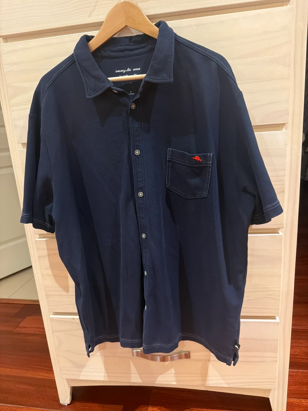 Tommy Bahama Navy Blue Polo Shirt