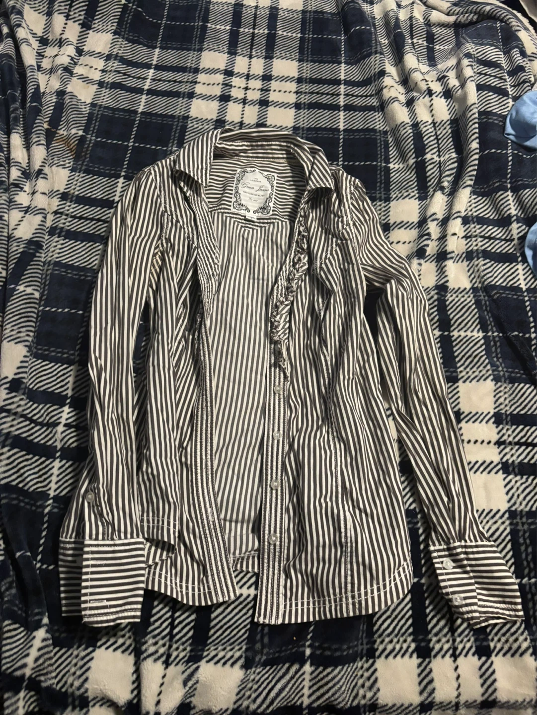 Guess Jeans Striped Button-Up Shirt