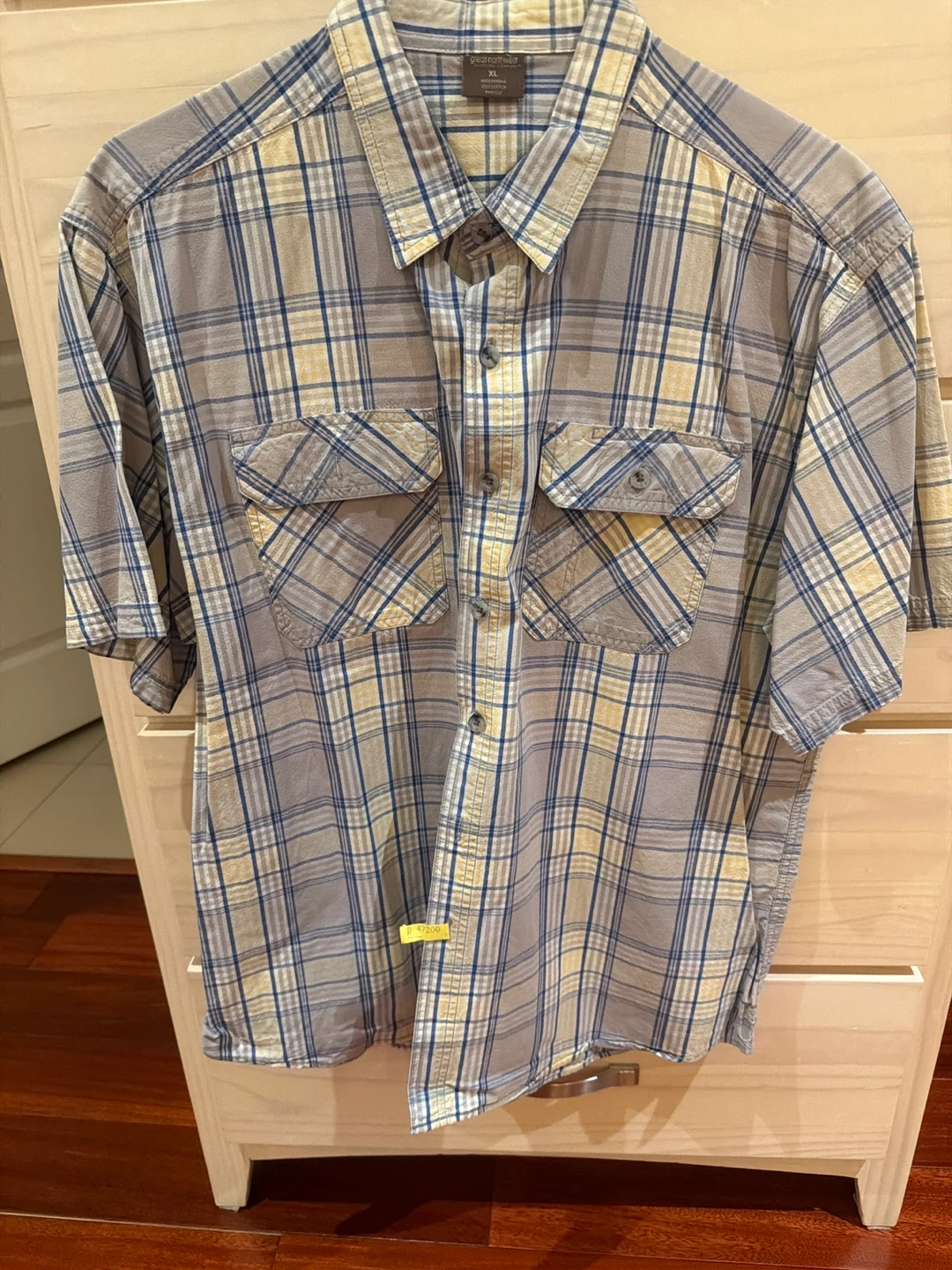 Great Northwest Clothing Company Plaid Short Sleeve Shirt XL