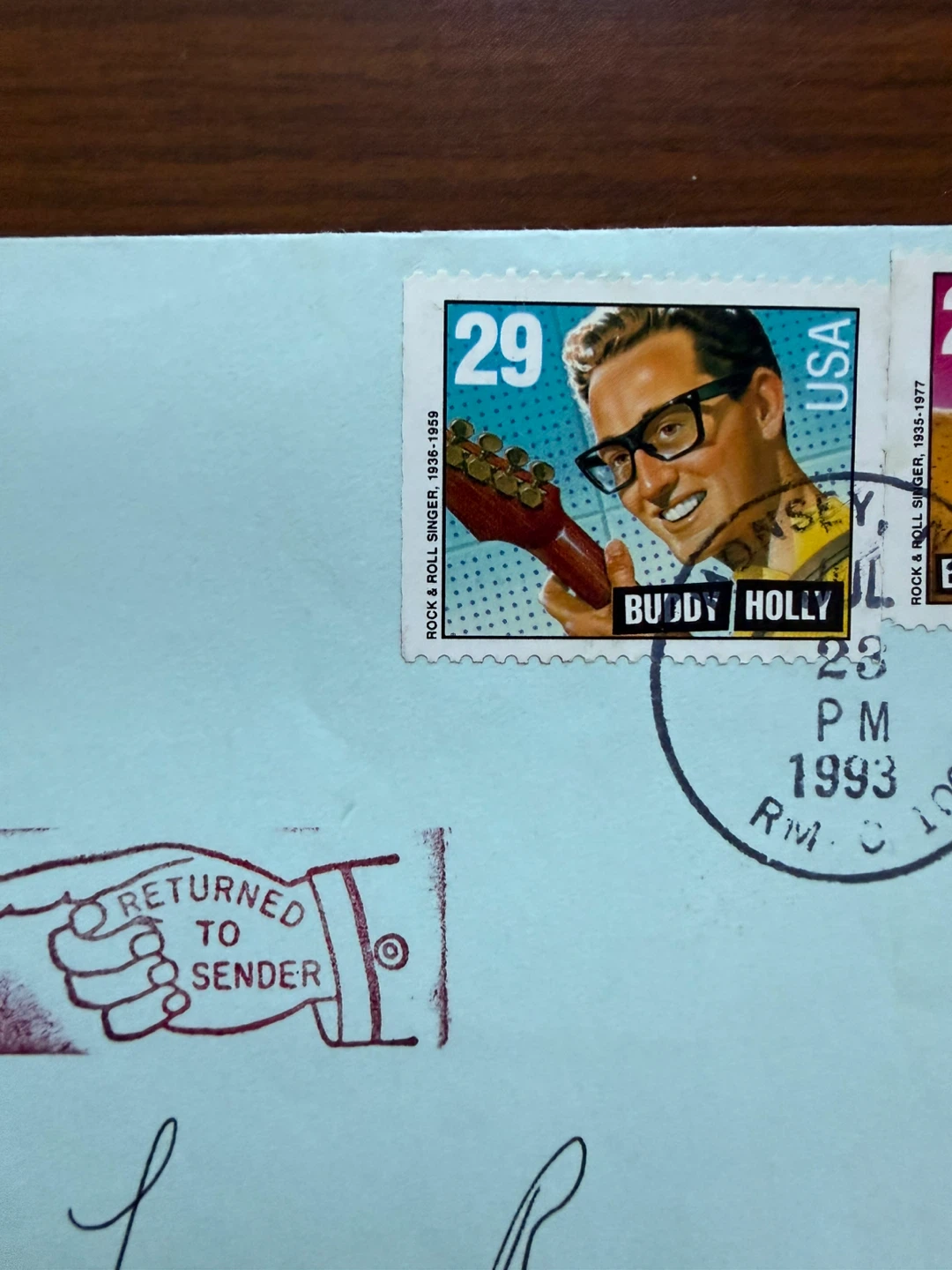 Buddy Holly & Elvis Presley US Postage Stamps