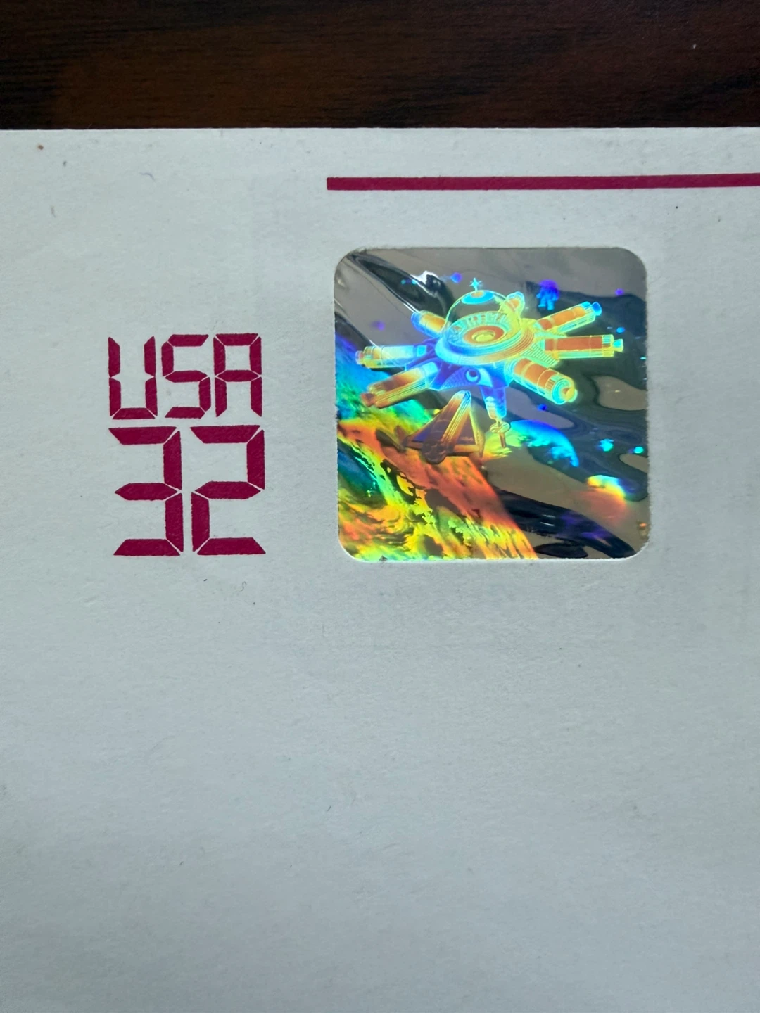 USA Postage Stamp 32c Hologram