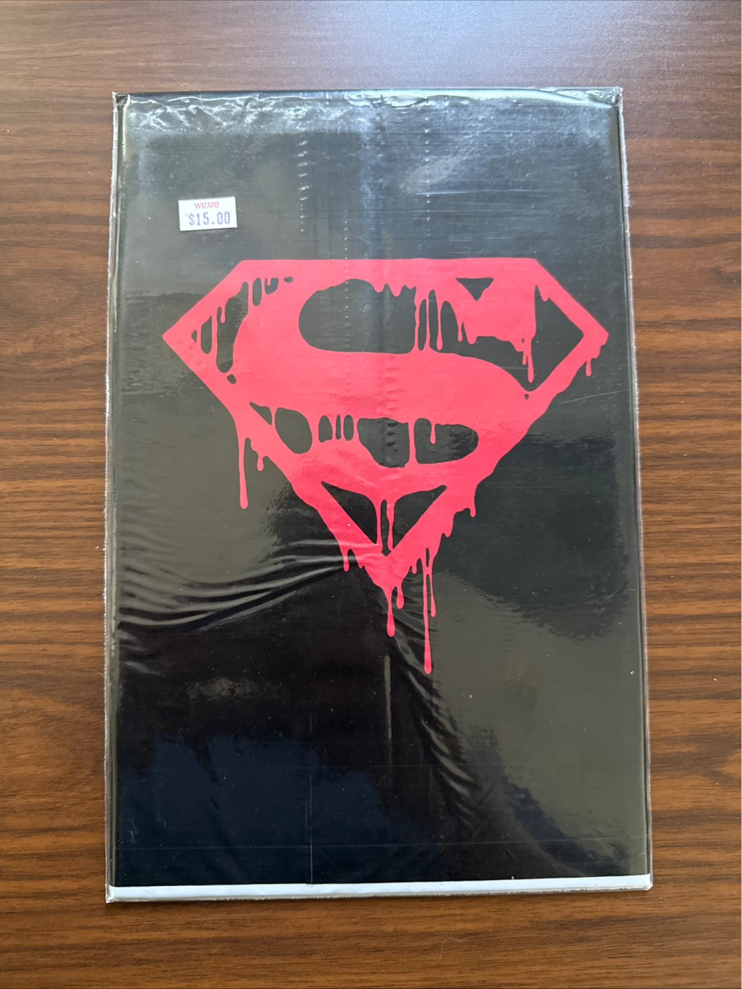 Superman Red Bleeding Logo Comic Book